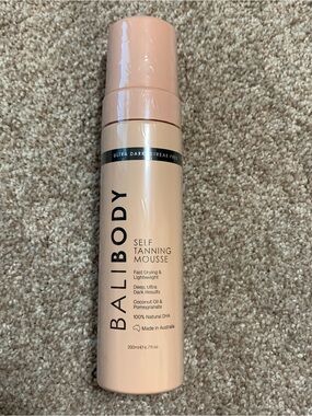Bali Body Ultra Dark Self Tanning Mousse Streak Free AUS NEW Sealed 6.7 fl oz